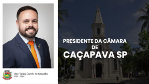 Vitor Tadeu é eleito presidente da Câmara de Caçapava